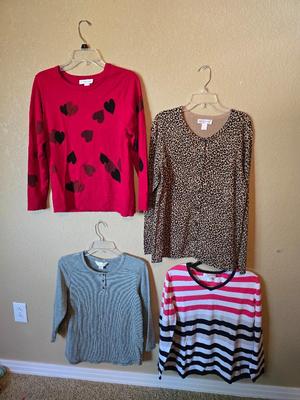 Christopher & Banks Women’s Long Sleeve Tops – Size Small – Lot of 4