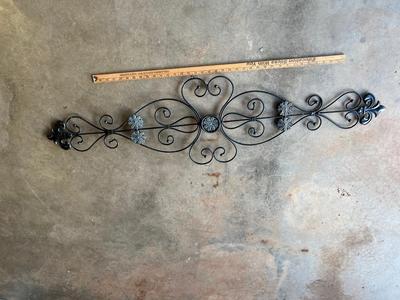 Metal wall decor