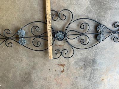 Metal wall decor