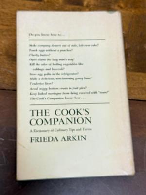 Sale Photo Thumbnail #412: Vintage cookbook.  First edition, published in 1968.  Hardback, has original dust jacket. Good condition.