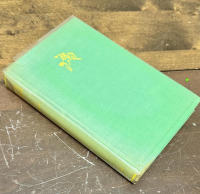 Sale Photo Thumbnail #442: Hardback with a clear plastic dust jacket. Published in 1949. Some page yellowing but in good condition. Great collection of wild-west inspired cooking and barbecue recipies.