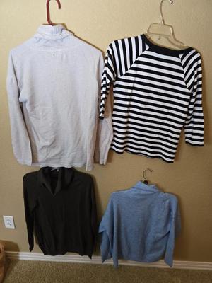 Women’s Sweater & Top Lot – S, Assorted Brands (Chaps, Karen Scott, Vince Camuto, Cynthia Rowley)