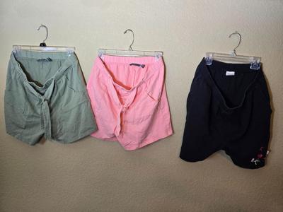 3-Piece Women’s Lounge Shorts Lot – AnyBody & Bechamel – Size M