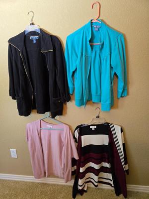 Medium Cardigan & Layering Top Lot – 5 Pieces