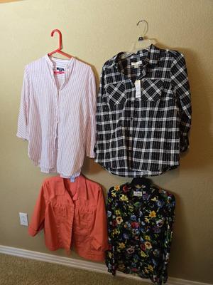 Four Women's Tops From Various Brands