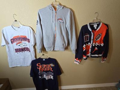 Denver Broncos Apparel Lot Featuring Christopher & Banks Cardigan