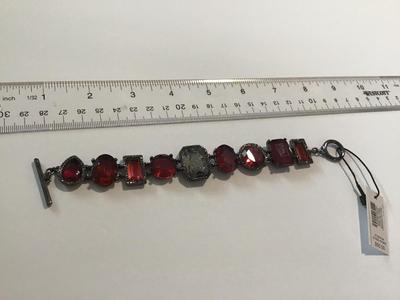 Crystal White House Statement Bracelet New With Tags