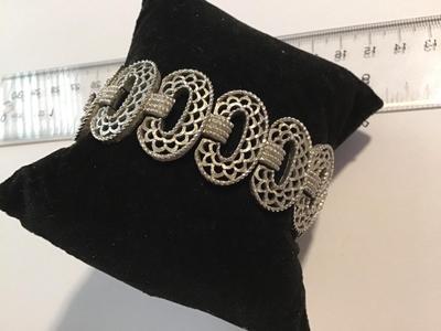 Silver Link Locking Bracelet