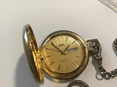 Vintage Working Pocket Watch with Chain
