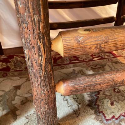 Six Old Hickory Style Dining Arm Chairs (DR-SS)
