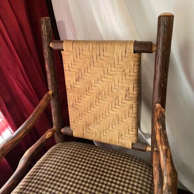 Six Old Hickory Style Dining Arm Chairs (DR-SS)