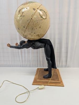 Superman Holding The Globe Light