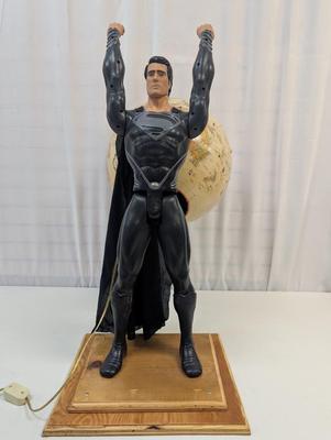 Superman Holding The Globe Light