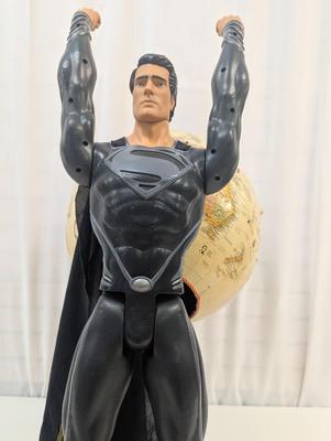 Superman Holding The Globe Light