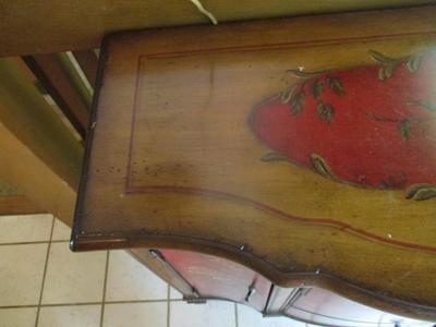 Butler Specialty Three Drawer Console Cabinet In Red
