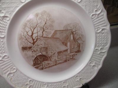 Vintage Plates Hawkins Mount House Home Of The Artist Mount Queens Castle Alfred Meakin England (K)