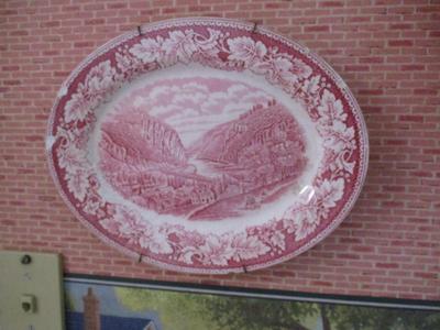 Vintage Plates Hawkins Mount House Home Of The Artist Mount Queens Castle Alfred Meakin England (K)