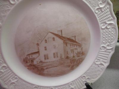 Vintage Plates Hawkins Mount House Home Of The Artist Mount Queens Castle Alfred Meakin England (K)