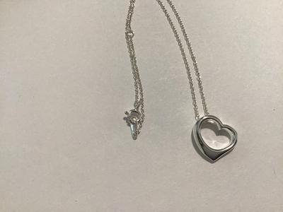 Sterling Silver Daughter Heart Pendant Necklace