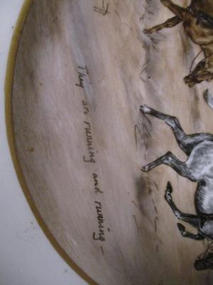 Old Ivory Syracuse China O-P-CO. Made In America Hunting Plates (K)