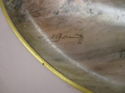 Old Ivory Syracuse China O-P-CO. Made In America Hunting Plates (K)