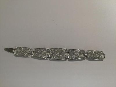Sarah Coventry Silvertone Link Bracelet