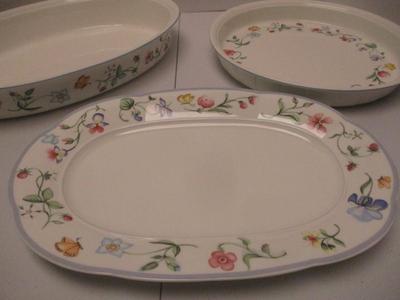 Villeroy & Boch Germany Mariposa Bone China Serving Plates (K)