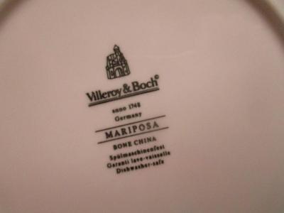 Villeroy & Boch Germany Mariposa Bone China Serving Plates (K)