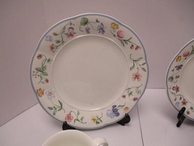 24+ Pieces Of Villeroy & Boch Germany Mariposa Bone China Dinner Set (K)