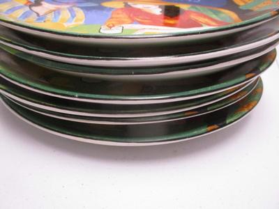 8 - Furious Cafe Paris Plates & Creamer