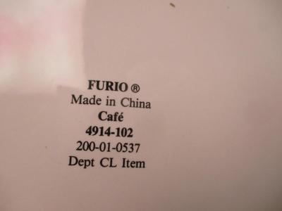 8 - Furious Cafe Paris Plates & Creamer