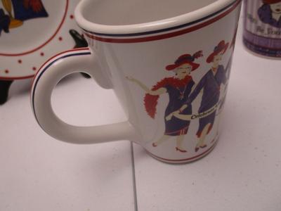 B. I. Inc Red Hat Tea Set