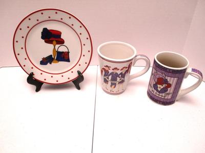 B. I. Inc Red Hat Tea Set
