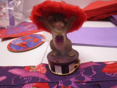 Red Hat Napkins Coasters Table Cloth Apron & Figures