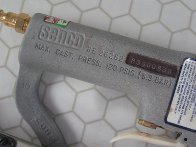 Senco brand pneumatic stapler
