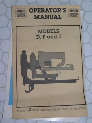 Senco brand pneumatic stapler