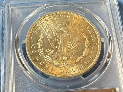 PCGS CERTIFIED 1900-O MS64 GRADED MORGAN SILVER DOLLAR AS PICTURED. (COIN #8128).
