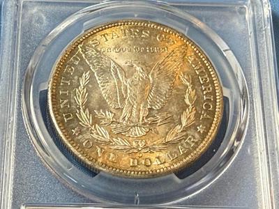 PCGS CERTIFIED 1899-O MS64 GRADED MORGAN SILVER DOLLAR AS PICTURED. (COIN #8127).