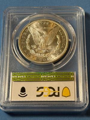 PCGS CERTIFIED 1882-S MS64 GRADED MORGAN SILVER DOLLAR AS PICTURED. (COIN #8123).