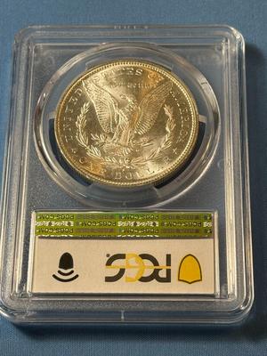 PCGS CERTIFIED 1882-S MS64 GRADED MORGAN SILVER DOLLAR AS PICTURED. (COIN #8124).