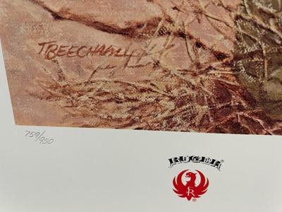 Border Patrol Lithograph by Tom Beecham Artist Signed 759/950 18" x 24" Unframed Shipped in a Tube.