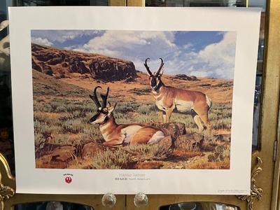Midday Repose Lithograph by Leon Parson Artist Signed 759/950 18" x 24" Unframed Shipped in a Tube.
