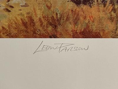 Midday Repose Lithograph by Leon Parson Artist Signed 759/950 18" x 24" Unframed Shipped in a Tube.