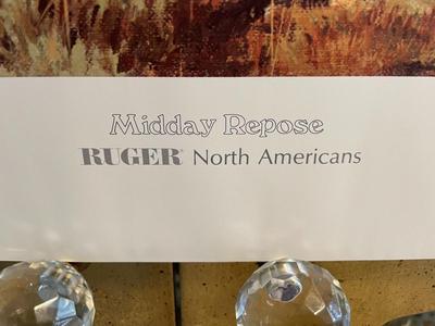 Midday Repose Lithograph by Leon Parson Artist Signed 759/950 18" x 24" Unframed Shipped in a Tube.