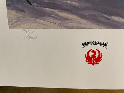 Pride of Pagosa Lithograph by Paul Bosman Artist Signed 758/950 18" x 24" Unframed Shipped in a Tube.