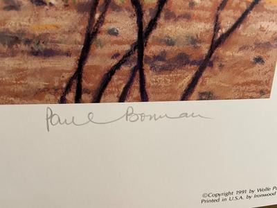 Desert Rangers Lithograph by Paul Bosman Artist Signed 759/950 18" x 24" Unframed Shipped in a Tube.