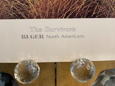 The Survivors Lithograph by Larry Wolfe Artist Signed 758/950 18" x 24" Unframed Shipped in a Tube.