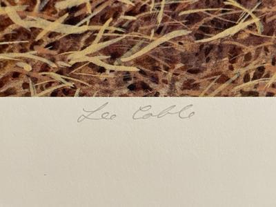 Alpine Arena Lithograph by Lee Cable Artist Signed 759/950 18" x 24" Unframed Shipped in a Tube.