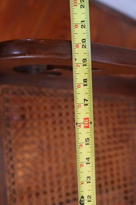 Mahogany and Cane Rocking Chair
