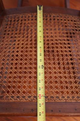 Mahogany and Cane Rocking Chair